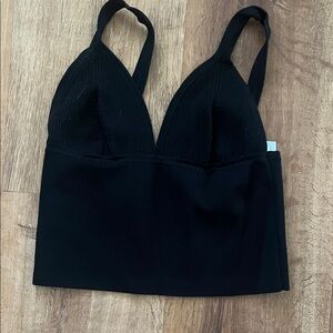 Zara Elegant Black Bra Top